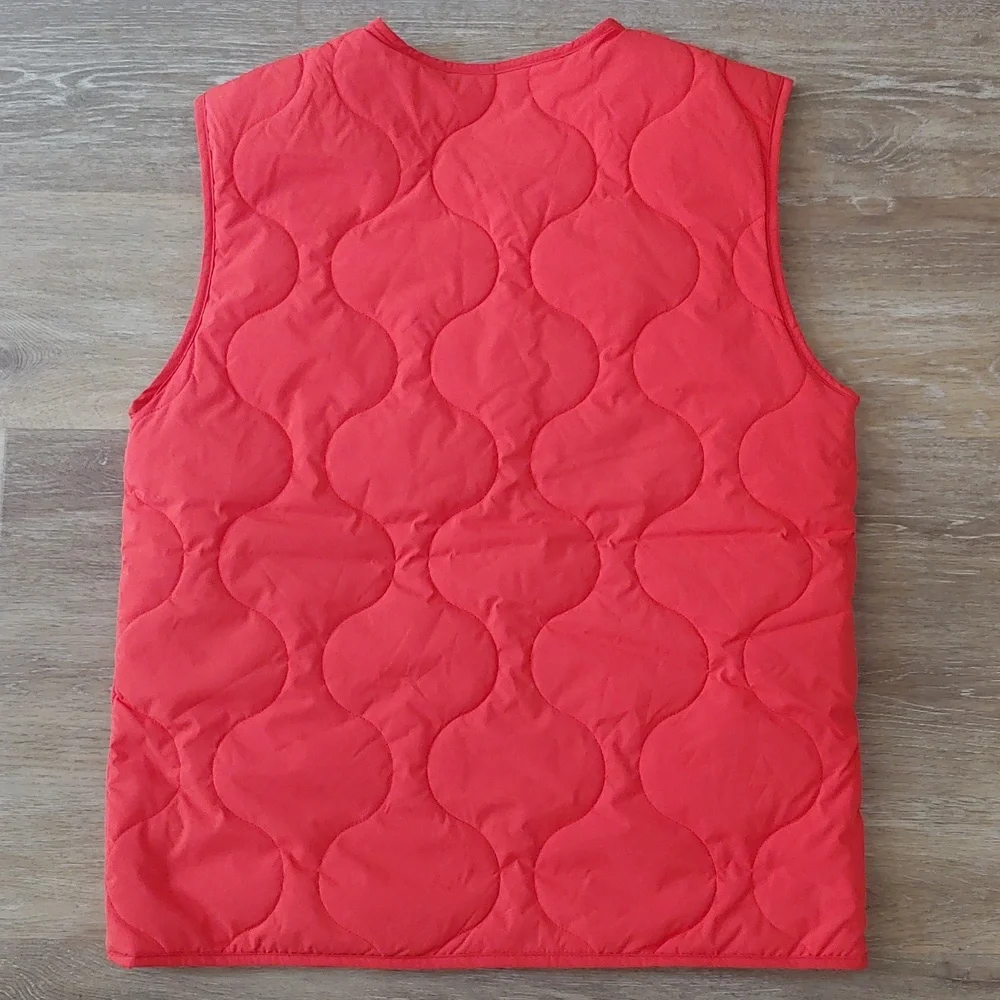 NWT Original Use Men's Bright Orange Full Zip Vest Jacket Size S